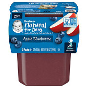 Gerber Natural for Baby 2nd Foods - Apple & Blueberry
