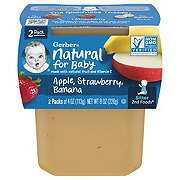 Gerber Natural for Baby 2nd Foods - Apple Strawberry & Banana