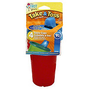 Take & Toss Straw Cups, 10 Ounce, 18M+ - 4 cups