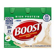 BOOST High Protein Nutritional Drink - Very Vanilla, 6 pk