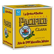 Pacifico Clara Mexican Lager Import Beer 12 oz Bottles, 12 pk