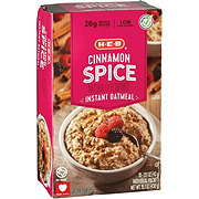 H-E-B Instant Oatmeal - Cinnamon & Spice