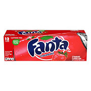 Fanta Strawberry Soda 12 oz Cans