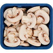 Fresh Sliced White Mushrooms