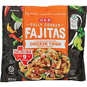 H-E-B Fully Cooked Frozen Seasoned Chicken Thigh Fajitas - Texas-Size Pack