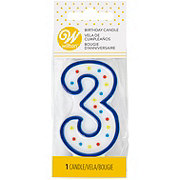 Wilton Numeral 3 Party Candle