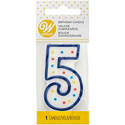 Wilton Numeral 5 Party Candle