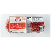 H-E-B Texas Originals Bacon Wrapped Beef Filets - Hickory Mesquite