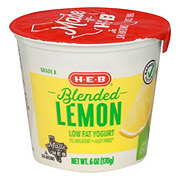 H-E-B Blended Lemon Low-Fat Yogurt