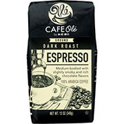 CAFE Olé by H-E-B Dark Roast Espresso Ground Coffee