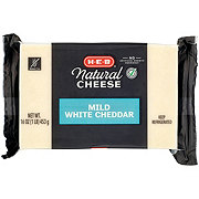 H-E-B Mild White Cheddar Cheese