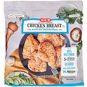 H-E-B Fully Cooked Frozen Seasoned Chicken Breast Fajitas - Texas-Size Pack