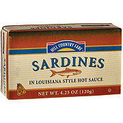 Hill Country Fare Sardines in Louisiana Style Hot Sauce