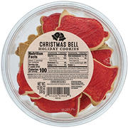 Holiday Christmas Red Bell Cookies