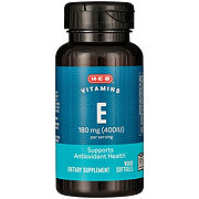 H-E-B Vitamins Vitamin E Softgels - 400 IU