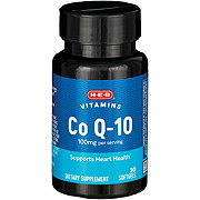 H-E-B Vitamins Co Q-10 Softgels - 100 mg