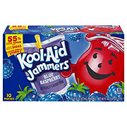 Kool-Aid Jammers Blue Raspberry Flavored Drink 6 oz Pouches