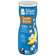 Gerber Snacks for Baby Grain & Grow Puffs - Banana