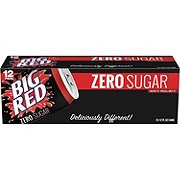 Big Red Zero Soda 12 oz Cans