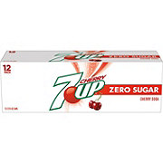 7UP Diet Cherry Soda 12 oz Cans