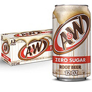 A&W Diet Root Beer 12 oz Cans