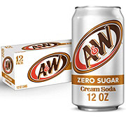 A&W Diet Cream Soda 12 oz Cans