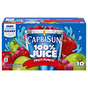 Capri Sun 100% Fruit Punch Juice Blend 10 pk Pouches, 6 oz