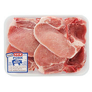 H-E-B Bone-In Center Loin Pork Chops