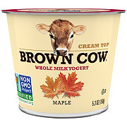 Brown Cow Cream Top Maple Whole Milk Yogurt