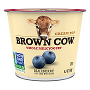 Brown Cow Whole Milk Blueberry on the Bottom Yogurt