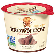 Brown Cow Cream Top Chocolate on the Bottom Whole Milk Yogurt