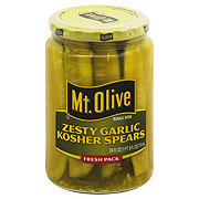 Mt. Olive Zesty Garlic Kosher Spears