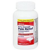 H-E-B Acetaminophen Pain Relief Caplets – 500 mg