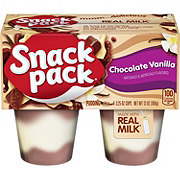 Snack Pack Chocolate Vanilla Pudding Cups