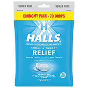 Halls Relief Cough Drops - Sugar Free Mountain Menthol