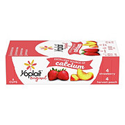 Yoplait Original Low-Fat Strawberry & Harvest Peach Yogurt Variety Pack