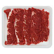 Fresh Beef Chuck Shoulder Flanken Style Ribs Thin Boneless Value Pack
