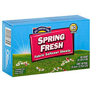 Hill Country Fare Fabric Softener Dryer Sheets - Spring Fresh