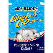 Mrs Baird's Grab N' Go Favorites Powdered Sugar Donuts