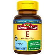 Nature Made Vitamin E 400 IU 180 mg Softgels