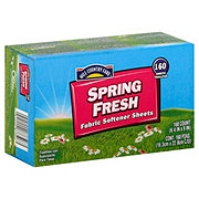 Hill Country Fare Fabric Softener Dryer Sheets - Spring Fresh