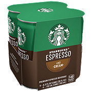 Starbucks Espresso and Cream 6.5 oz Cans