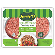 Jennie-O Turkey Burger Patties, 93% Lean