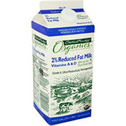 Central Market Organics 2% Reduced Fat Milk, 1/2 gal