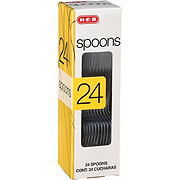H-E-B Plastic Spoons - Clear
