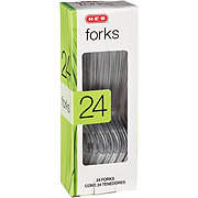 H-E-B Plastic Forks - Clear
