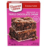 Duncan Hines Signature Triple Chocolate Chunk Brownie Mix
