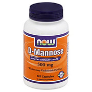 NOW D-Mannose 500 mg Capsules