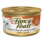 Fancy Feast Purina Fancy Feast Grilled Wet Cat Food Liver and Chicken Feast in Wet Cat Food Gravy