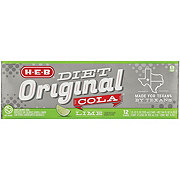 H-E-B Caffeine-Free Diet Original Cola 12 pk Cans